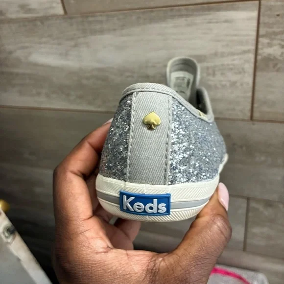 Kate Spade ♠️ Keds New York Women s Glitter Fashion Sneaker - Picture 9 of 11